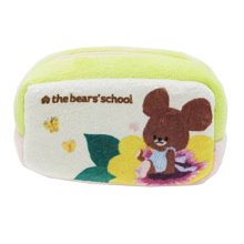 含稅 日本正版 小熊學校 棉質 長型 收納包 零錢包 The Bears' School【430627】