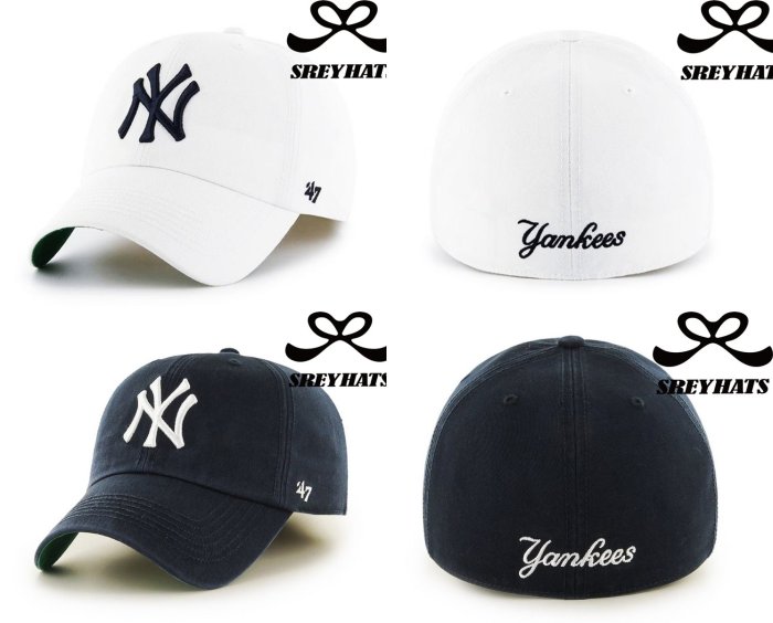 [SREY帽屋]預購＊47 Brand FRANCHISE MLB 紐約洋基 經典LOGO 軟版全封老帽 美國限定款