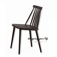 【設計私生活】科爾造型椅、書桌椅、餐椅-黑色(部份地區免運費)121U