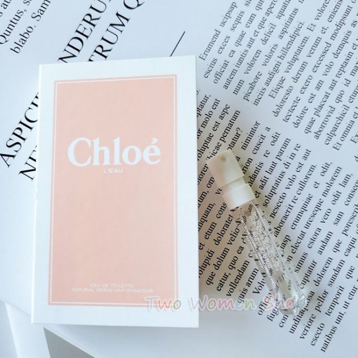 【Chloe 蔻依】L'eau 粉漾玫瑰女性淡香水 1.2ml 全新專櫃體驗 試用 原廠針管香水 試管 另有 香氛 香精