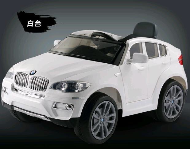 【鉅珀】原廠授權“貝瑞佳 BMW X6”造型雙馬達款兒童電動車+2.4G遙控+遙控功能時可6段變速+緩起步+緩停功能