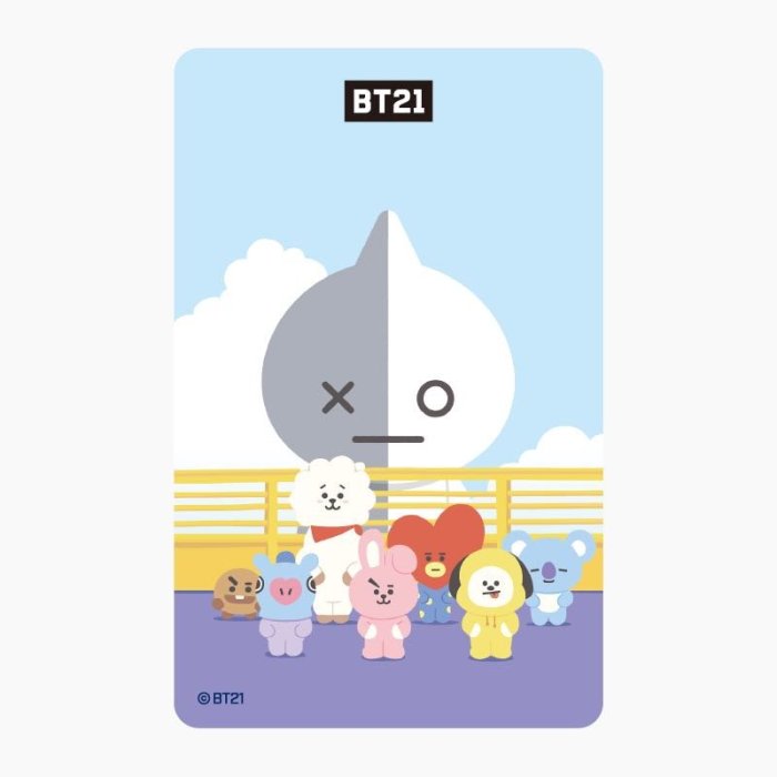 全新現貨✨BT21《Pastel City-Muster》一卡通