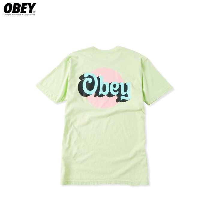 【Brand T】OBEY DOT ORGANIC TEE QQ字體LOGO 潮流 滑板 短T  2色