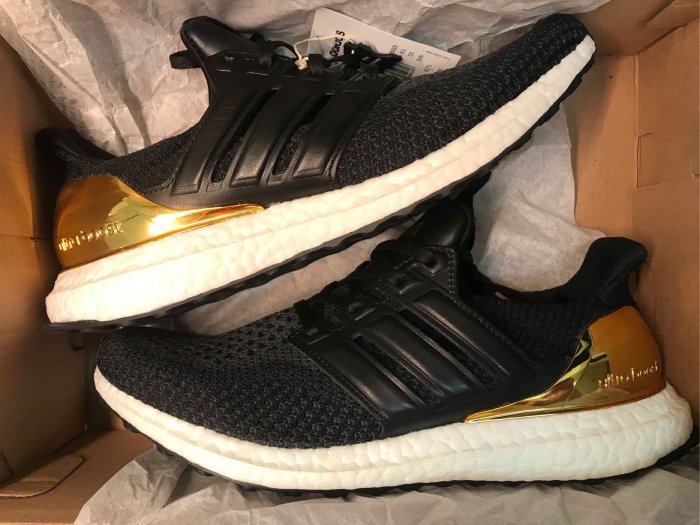 adidas ultra boost LTD 馬牌底金牌 皮革 BB3929 us9.5 奧運金牌