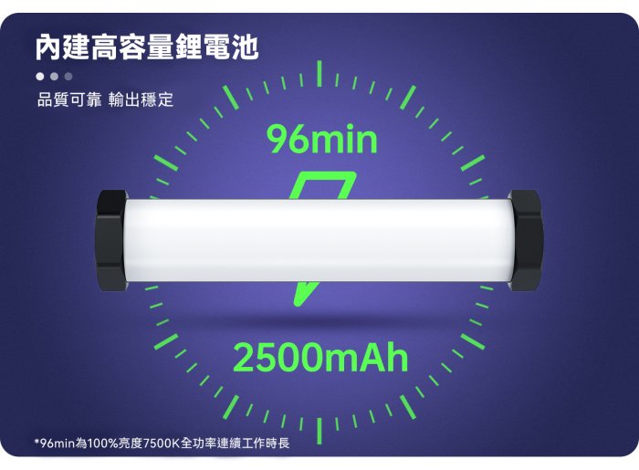 王冠 LituFoto 麗能 R6s 雙色溫 磁吸式 LED 光棒 攝影燈 20cm 鋁合金 3200K-7500K