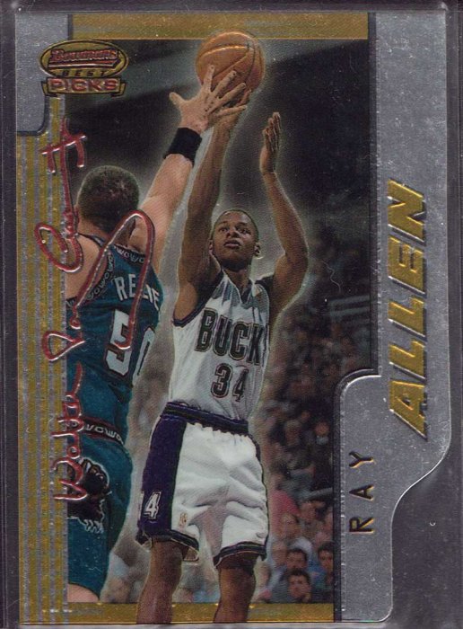 96-97 BOWMAN'S BEST PICKS #BP5 RAY ALLEN