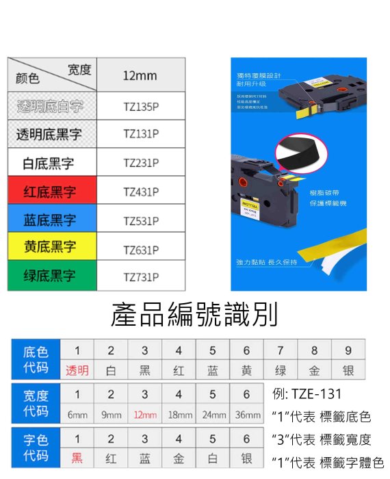 【速買通】Brother TZE-451/紅底黑字/24mmx10m 相容護貝標籤帶