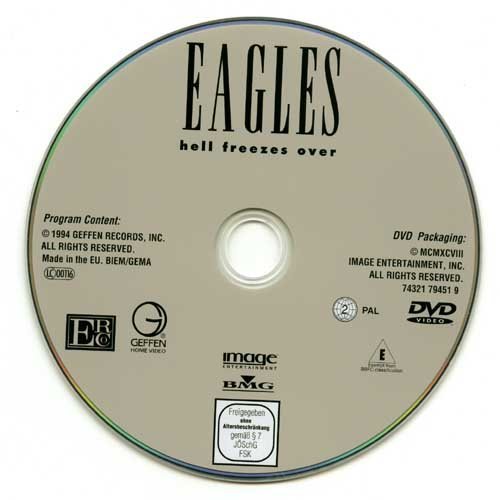 熱銷直出 老鷹樂隊 Eagles Hell Freezes Over 演唱會 (DVD/dts)蝉韵文化音像BD藍光