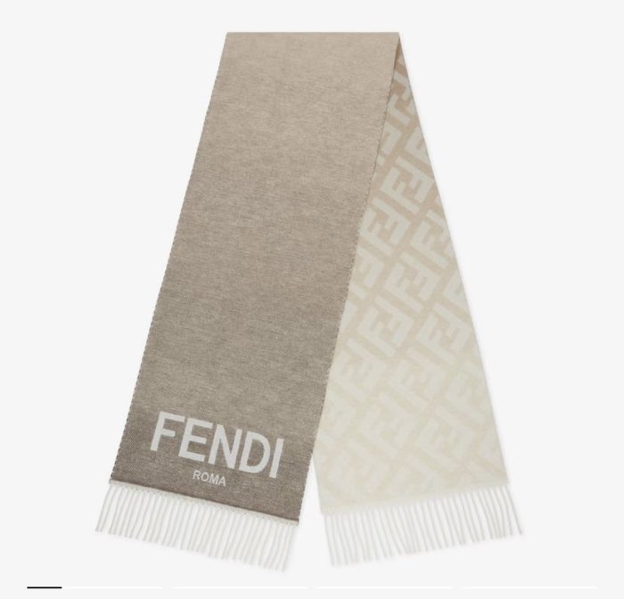 ［預購］Lins英國代購 Fendi Roma scarf 羊絨 羊毛圍巾