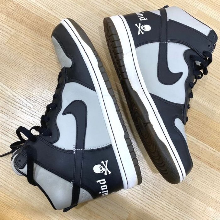 BLACK極新MASTERMIND JAPAN x FCRB x NIKE真皮MMJ骷髏F.C.R.B牛皮DUNK SB