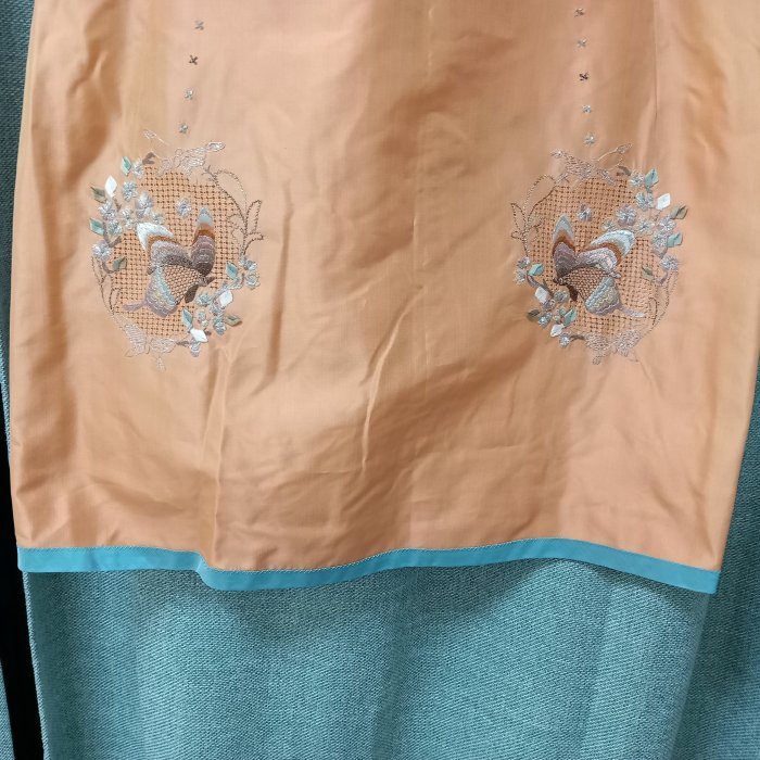 💖🧨 SHIATZY CHEN夏姿真品  無瑕疵 春夏款超美刺繡中國風洋裝/宴會服$16000超值出清