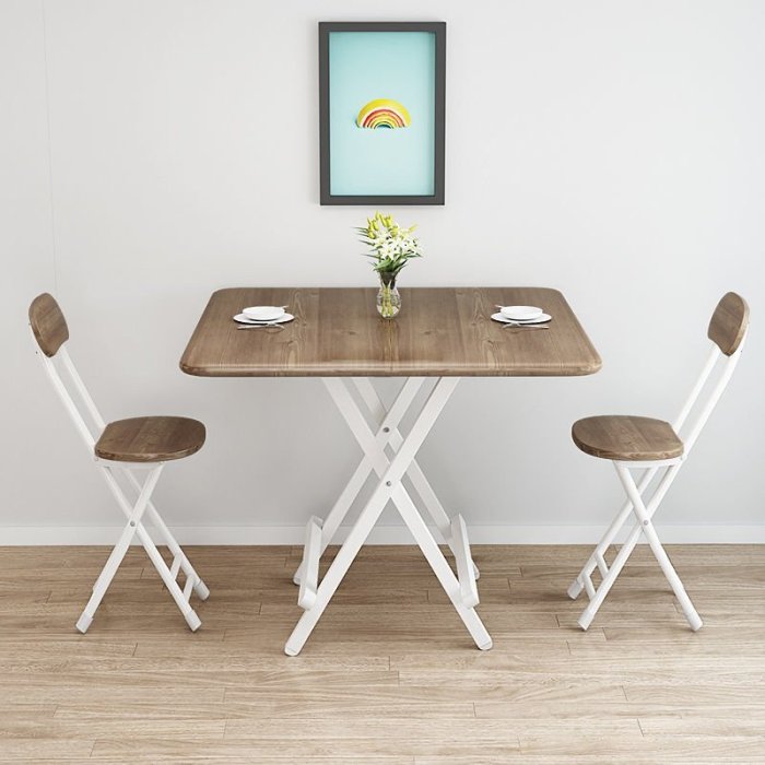 熱銷 折疊桌子吃桌折疊桌餐桌家用小方桌便攜戶外擺攤桌宿舍簡易小型