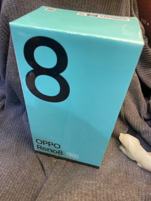 （已售出）全新未拆封 OPPO Reno8 5G 8G+256G 黑色 中華電信公司貨