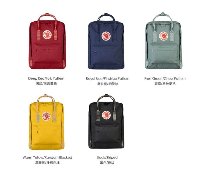 WaShiDa【KN23510】FJALLRAVEN × Kanken Classic  經典大小 後背包 - 現貨