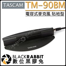 數位黑膠兔【 TASCAM TM-90BM 電容式麥克風 貼地型 】電容麥克風 錄音 收音 直播