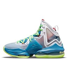 南◇2022 4月 NIKE LEBRON XIX GS 籃球鞋 女款 大童 白藍 高筒 氣墊 DD0418-400