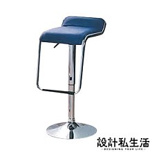 【設計私生活】泰克皮面造型椅、吧檯椅、吧枱椅吧台椅酒吧椅-藍(部份地區免運費)119W