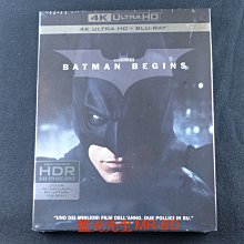 [藍光先生UHD] 蝙蝠俠：開戰時刻 Batman Begins UHD + BD 三碟限定版