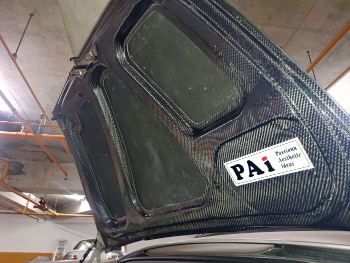 PAi custom PORSCHE BOXSTER 986後行李箱蓋 碳纖維RTM成型