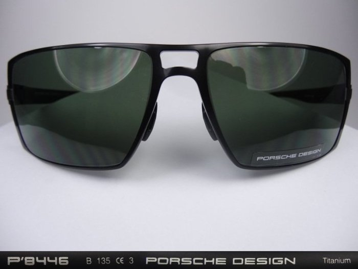 信義計劃 眼鏡 全新真品  PORSCHE DESIGN P8446  保時捷 鈦金屬方框 雷朋款 可配 抗藍光 全視線