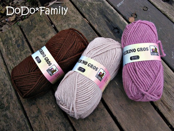 DODO＊FAMILY嘟嘟家族手藝坊．田野A164．MERINO GROS葛蘿美利諾混紡毛線．手指編織/圍巾/毛線帽