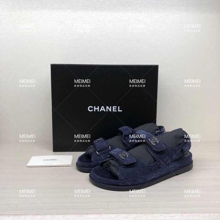 30年老店 預購 新款 CHANEL SANDAL 涼鞋 鞋子 牛仔 尺寸 38 香奈兒 G35927