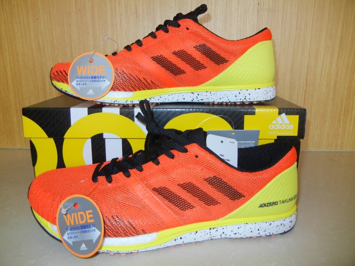 adidas adizero Takumi Sen boost 5 wide 27.5CM 2E寬楦路跑鞋