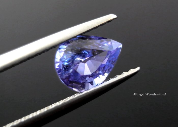 裸石0548  水滴型 丹泉石 坦桑石 1.22ct