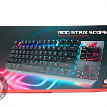 【台南橙市3C】華碩 ASUS ROG STRIX SCOPE NX 機械電競鍵盤-NX茶軸 #86223