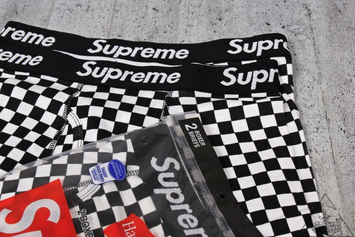 HYDRA】Supreme Hanes Checker Boxer Briefs 內褲格格紋單件【SUP204