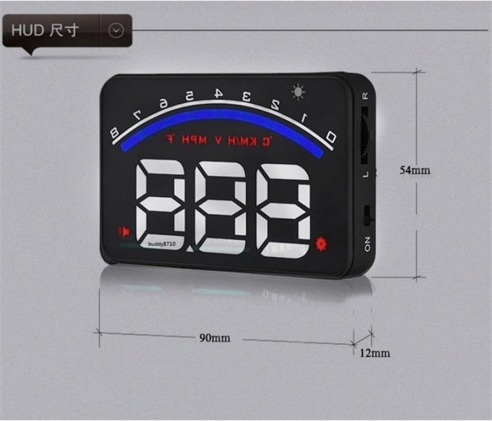 BENZ W203 W205 W211 W212 W213 M6 OBD2 HUD 抬頭顯示器