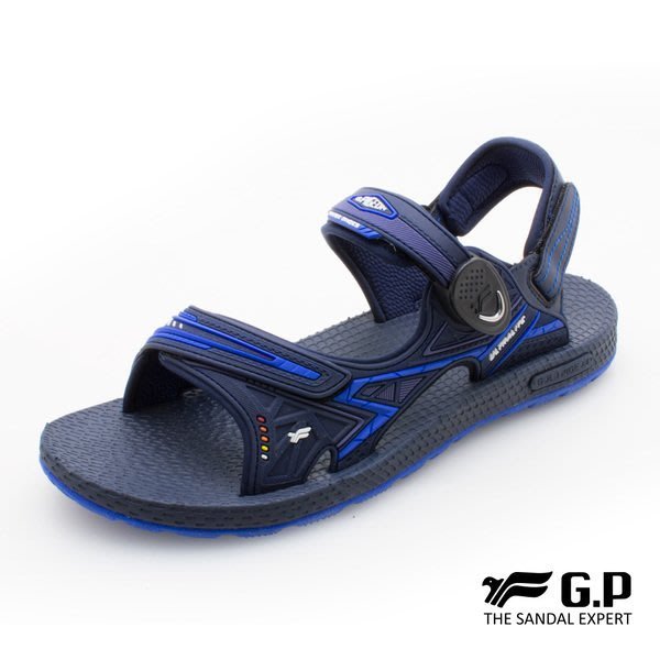 免運費 G.P 超羽量無重力涼拖鞋 G0790M 藍色/黑色(共二色)