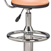 【品特優家具倉儲】S109-16吧台椅櫃檯椅D型電鍍踏圈圓盤吧台椅