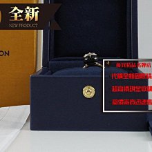 ☆優買二手精品名牌店☆ LV Q9L96A Color Blossom 老花原花黃K金縞瑪瑙黑瑪瑙鑽石 戒指 戒子 戒 全新