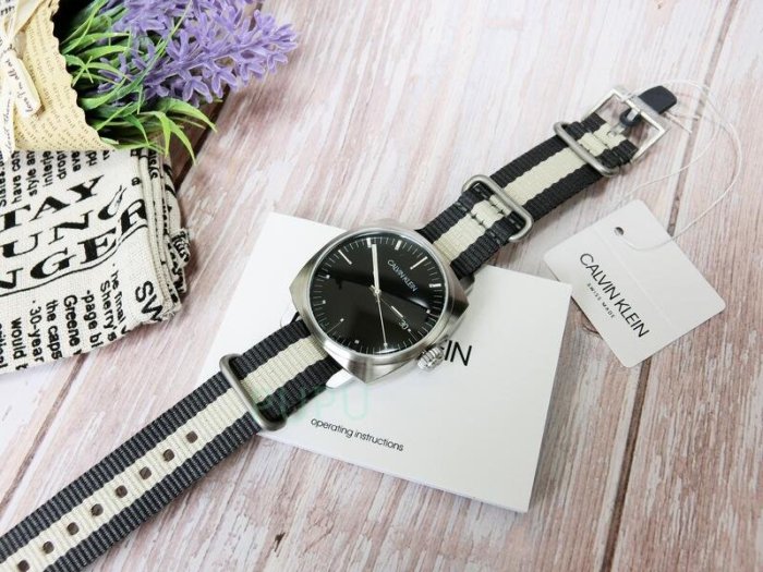 *PUPU屋* CK CALVIN KLEIN 瑞士製造 手錶 K9N111P1 全新 現貨
