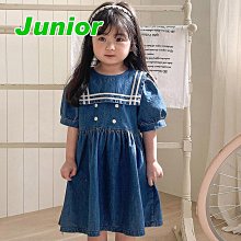 15 ♥洋裝(BLUE) MOMOANN-2 24夏季 MOM240319-082『韓爸有衣正韓國童裝』~預購