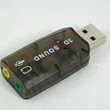 小白的生活工場*USB 5.1音效卡(USB介面，即插即用)~~現貨