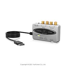 【含稅】UCA202 Behringer耳朵牌 USB錄音介面/行動錄音卡/2輸入2輸出/超低延遲/USB音頻界面 悅適
