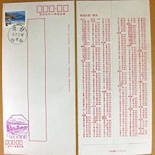 【八十年代早期台灣首日封】---東部海岸國家風景區郵票---84年07.01---成功戳---03---少見
