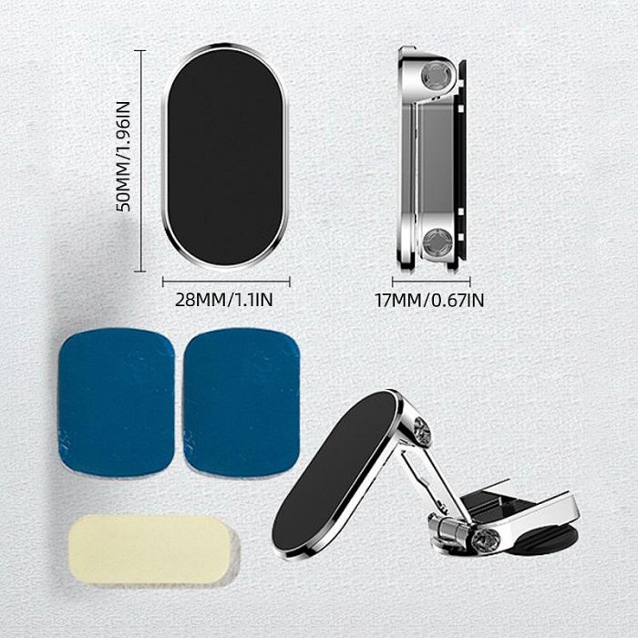 汽車手機架 磁吸車用手機支架 吸盤粘貼式手機架 360度旋轉