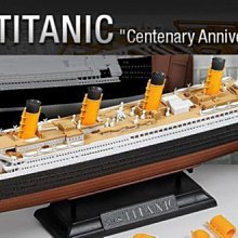 現貨免上色版 1/700  ACADEMY  R.M.S. TITANIC 鐵達尼號模型 世紀紀念版 14214