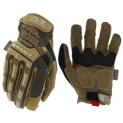 《CPO EVO中華玩家》MECHANIX WEAR麥肯尼斯-M-Pact抗衝擊戰術強化版手套【咖啡底狼棕字/尺碼S】