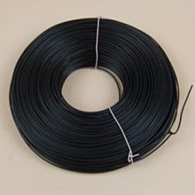 （黑色）鐵絲紮線 鐵芯/包膠/綁紮線 125米/卷 環保 一卷一拍    [58074]
