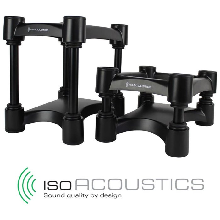 [ 反拍樂器 ] IsoAcoustics ISO-130 喇叭架 一對 四吋(含)以下喇叭適用