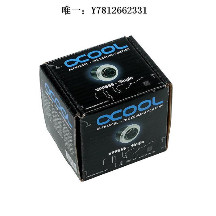 電腦零件Alphacool Vpp 655 Laing原廠進口可調速 PWM溫控版本 D5水泵筆電配件