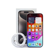 【台南橙市3C】Apple iPhone 15 Pro 原色鈦金屬 256G  6.1吋 保固至2025-03 二手手機 #88567