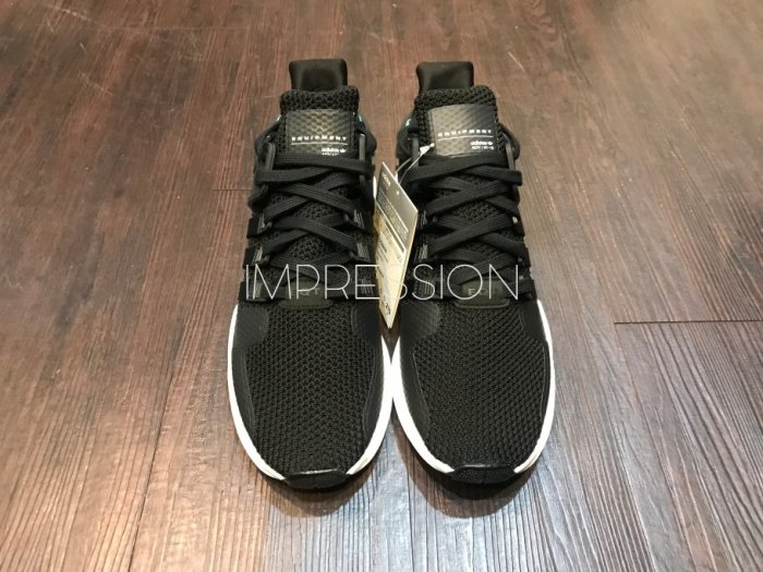 【IMPRESSION】ADIDAS EQT SUPPORT ADV 黑白 綠線 基本款 男 CQ3006 現貨