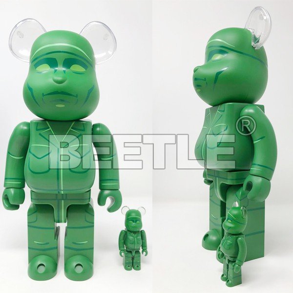 ベアブリック be@rbrick GREEN ARMY MEN 400%100% | kensysgas.com