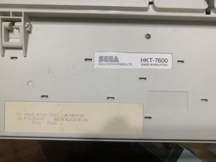 土城可面交現貨稀少 SEGA Dreamcast HKT-7600 鍵盤 狀況良好 DC鍵盤 DC配件