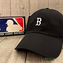 塞爾提克~MLB 美國大聯盟 帽子 波士頓 REDSOX 紅襪隊 可調式 小繡標 棒球帽 老帽 鴨舌帽 運動帽-黑色色